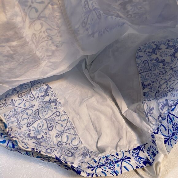 Hill House Unisex sz L The Leo Short Blue Mosaic - Picture 9 of 11